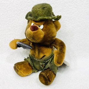 Vintage Burny the Bear - Meanies Series 2  with Tags